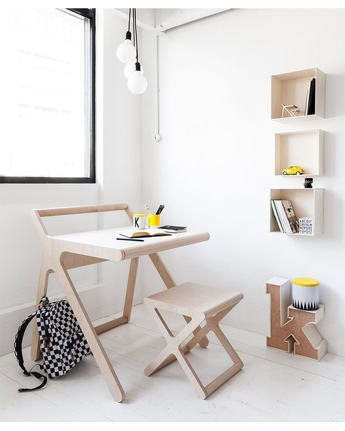 Rafa Kids K Desk Kids Desk - Natural- Finnish Birch Desks