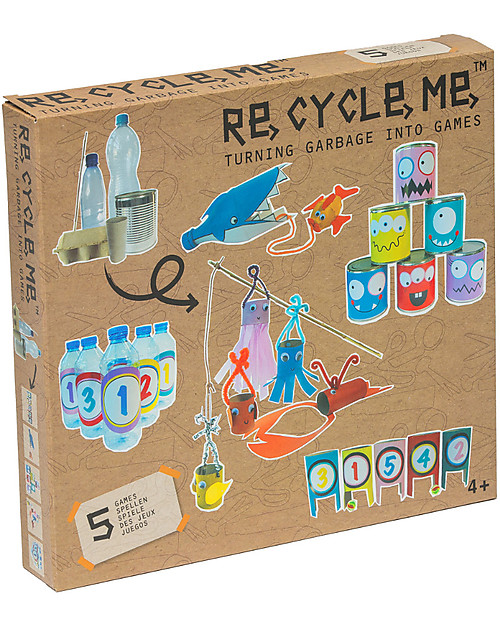 Re-Cycle-Me Sustainable Toy Set Turning Garbage into Games Creative Toys