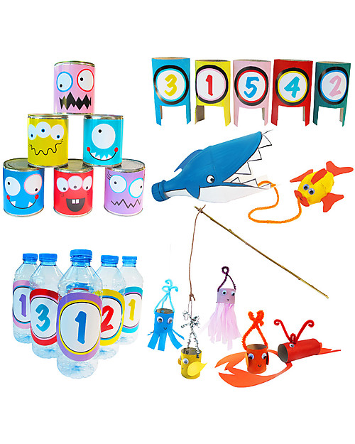 Re-Cycle-Me Sustainable Toy Set Turning Garbage into Games Creative Toys