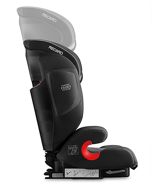 Recaro Monza Nova IS Seatfix Car Seat, Groups 1-2-3, (9-36 kg) - Aluminium Grey Car Seats Group 2/3