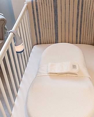 Red Castle OUTLET - Fitted Sheet for Cocoonababy® Ergonomic Cocoon - Fleur de Coton - Pearl Grey - Very soft French Fabric - Showroom Sample Baby Nest