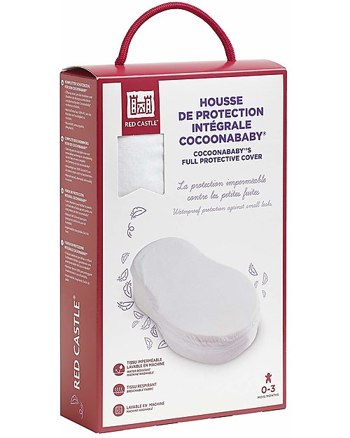 Red Castle Protective Cover for Cocoonababy® Ergonomic Cocoon - Washable and Waterproof Baby Nest