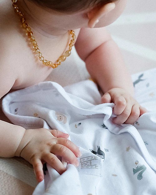 Red Castle Swaddle Miracle Preformed Blanket™ - Happy Fox /White - 100% Cotton Muslin Swaddle