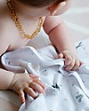 Red Castle Swaddle Miracle Preformed Blanket™ - Happy Fox /White - 100% Cotton Muslin Swaddle