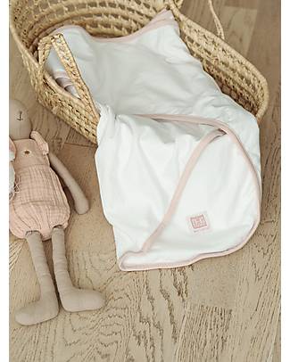 Red Castle Swaddle Miracle Preformed Blanket™ - White/Beige - 100% Cotton Muslin Swaddle