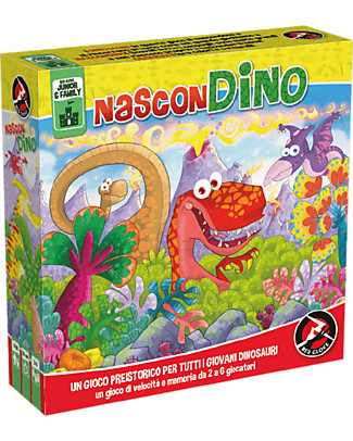 Red Glove 2in1 Game NasconDino - Hide and Seek in Prehistoric Times Memory Games