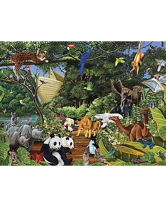 Red Glove Noah's Gathering Puzzle, 350 Pieces Memory Games
