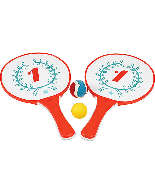 Rex London 2 in 1 Playset Tennis with Catch Ball - Retro style super fun games Outdoor Games and Toys_