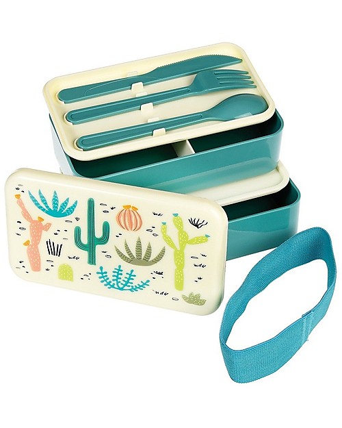 Rex London Bento Box, Desert in Bloom - BPA free! Thermal Containers