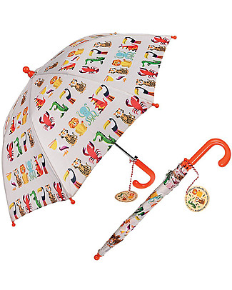 Rex London Children's Umbrella, Colourful Creatures null