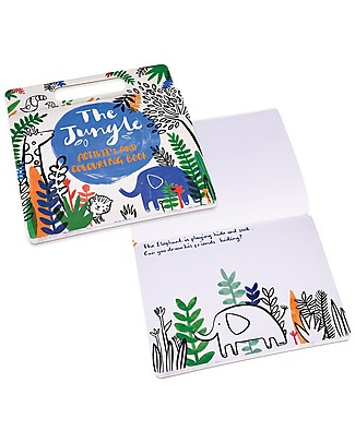 Rex London Colouring and Activity Book, Jungle Animals - Great Gift Idea! Colouring Activities
