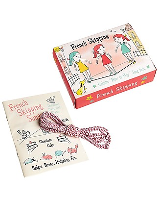 Rex London French Skipping Set - Includes elastic rope and songs’ booklet Outdoor Games & Toys