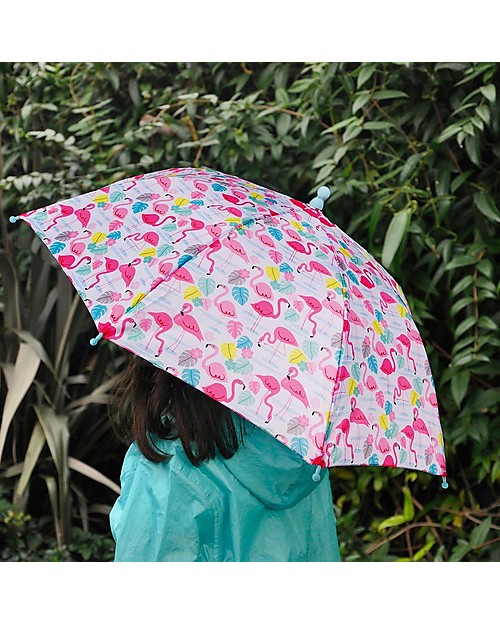 Rex London Girl's Umbrella, Pink Flamingo Umbrellas