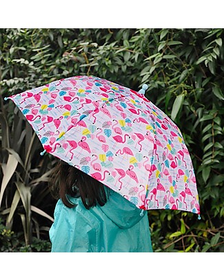 Rex London Girl's Umbrella, Pink Flamingo Umbrellas