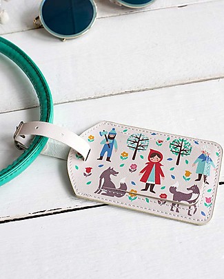 Rex London Kids Luggage Tag - Red Riding Hoood Large Backpacks