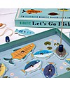 Rex London Let's Go Fishing, Magnetic Game - 10 wooden fishes! unisex  (bambini)