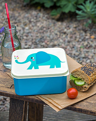 Rex London Lunch Box, Elvis the Elephant - BPA free! null