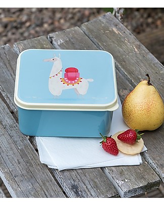 Rex London Lunch Box, Llama13.5x15x7 - Original and BPA free! null