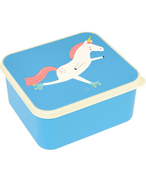 Rex London Lunch Box, Magical Unicorn 13,5x15x7 cm - BPA free! Thermal Containers