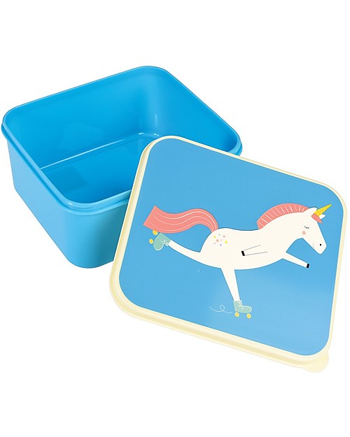 Rex London Lunch Box, Magical Unicorn 13,5x15x7 cm - BPA free! Thermal Containers
