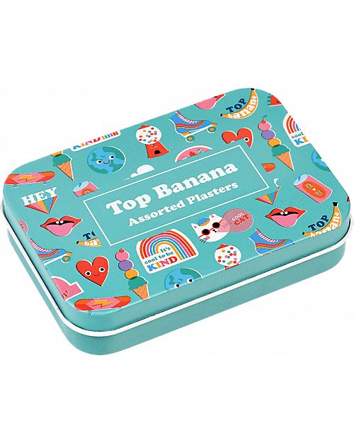 Rex London Plasters in a Tin - Top Banana - Pack of 30 Plasters