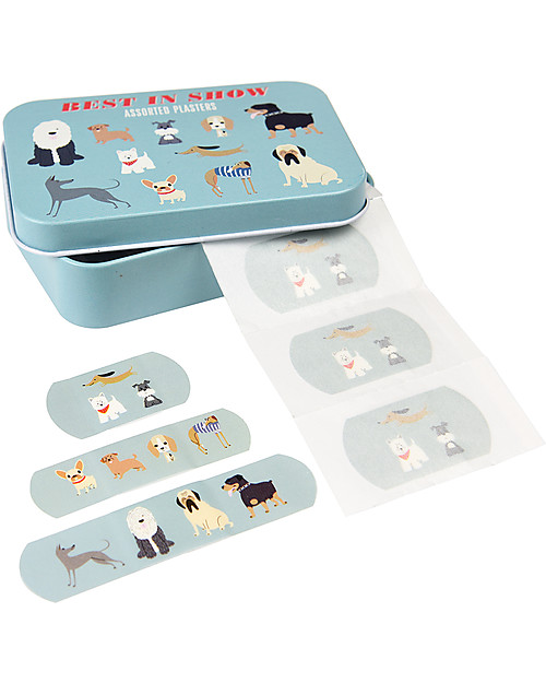 Rex London Plasters in Tin - Best in Show - Pack of 30 Plasters