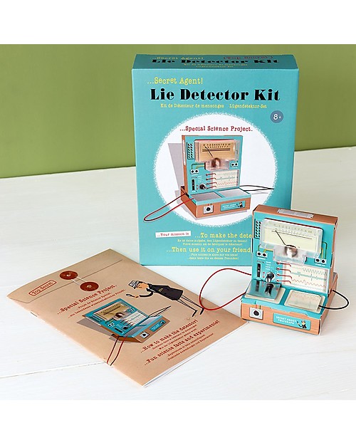 Rex London Secret Agent Lie Detector Kit - Try your hands at electronics and test family and friends Art & Craft Kits