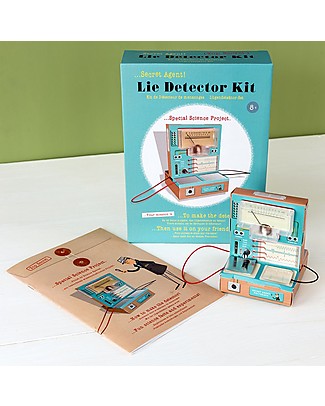 Rex London Secret Agent Lie Detector Kit - Try your hands at electronics and test family and friends Art & Craft Kits