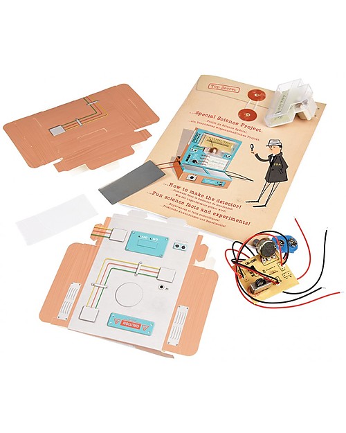 Rex London Secret Agent Lie Detector Kit - Try your hands at electronics and test family and friends Art & Craft Kits