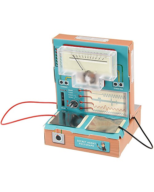 Rex London Secret Agent Lie Detector Kit - Try your hands at electronics and test family and friends Art & Craft Kits