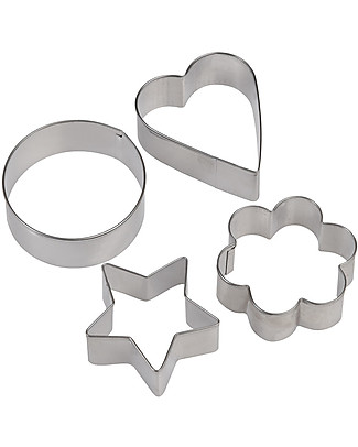 Rex London Set of 4 Shaped Cookied Cutters Cake Decorations
