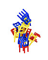 Rex London Stacking Chairs Game - Promotes Coordination and Manual Skills Traditional Toys