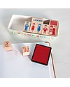 Rex London Stamp Set, Family - Includes ink and 8 stamps! Stickers & Stamps Sets