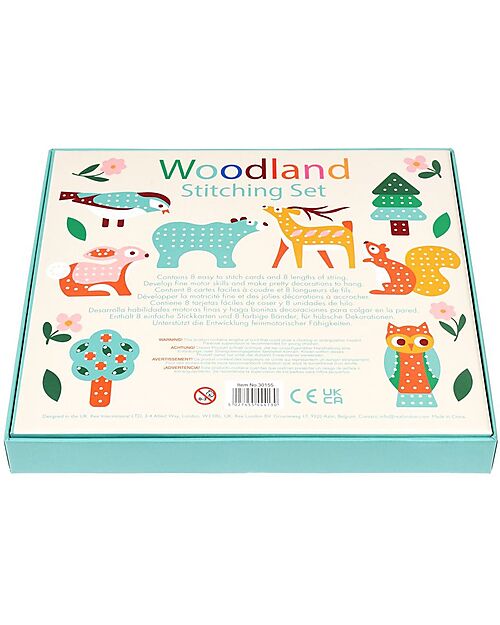 Rex London Stitching set - Woodland Stickers & Stamps Sets