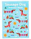 Rex London Temporary Tattoos - Sausage Dog - from 3 years Children's Tattoos