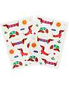 Rex London Temporary Tattoos - Sausage Dog - from 3 years Children's Tattoos