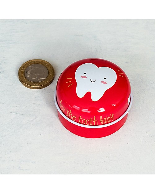 Rex London Tooth Fairy Tin, Red Baby's First Albums