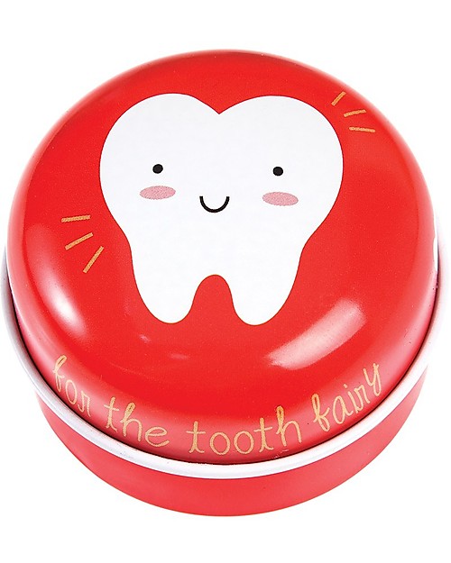 Rex London Tooth Fairy Tin, Red Baby's First Albums
