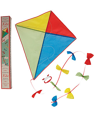 Rex London Traditional Diamond Kite, 70 x 60 cm - Great gift idea! Beach Toys