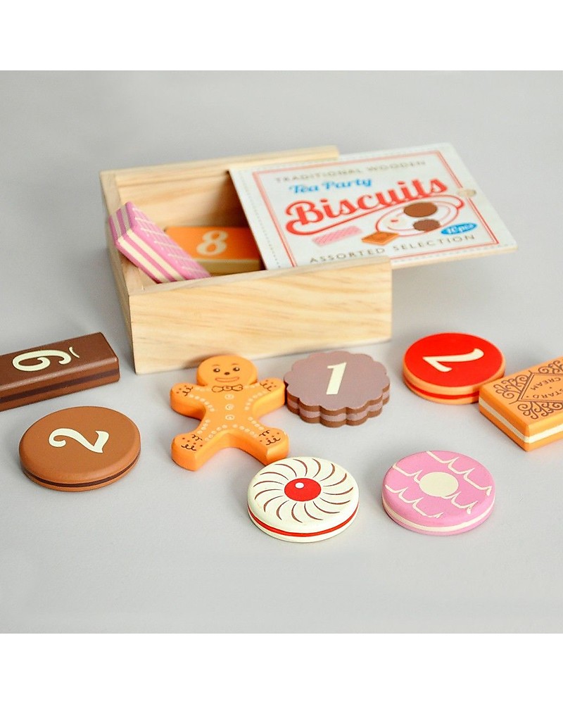 Wooden best sale play biscuits