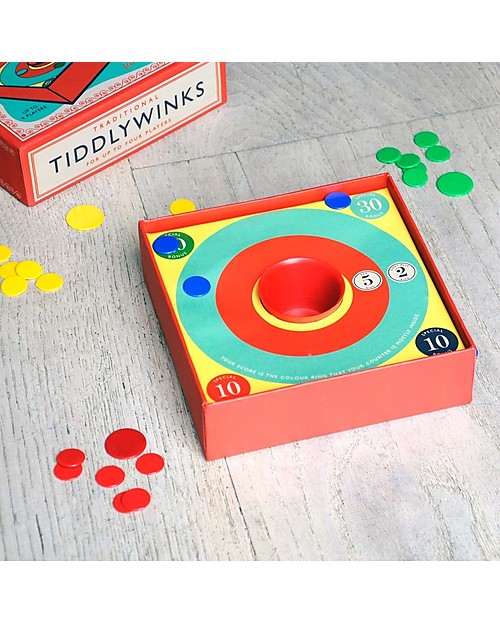 Rex London Traditional Tiddly Winks Game - Up to 4 players! Board Games