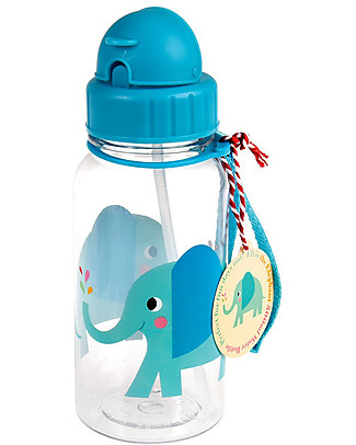 Rex London Water Bottle 500 ml, Elvis the Elephant - BPA-free! BPA-Free Bottles
