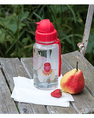 Rex London Water Bottle 500 ml, Llama - BPA-free! null