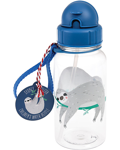 Rex London Water Bottle 500 ml, Sloth - BPA-free! Non-Thermal Water Bottles