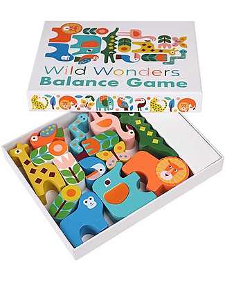 Rex London Wiild Wonders Balance Wooden Game - 14 pieces Story Making Games