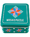 Rex London Wooden Mosaic Puzzle in a Tin - 26 pieces - Inspired by Chinese Tangram! Puzzles