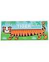 Rex London Wooden Ruler 15 cm, Tiger - Great gift idea for school! Draw And Color