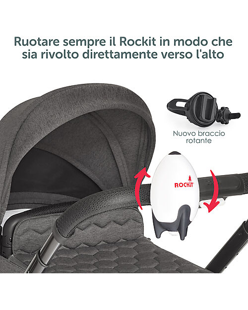 Rockit Portable Baby Rocker - Rechargeable Version - For Pram and Stroller Accessories