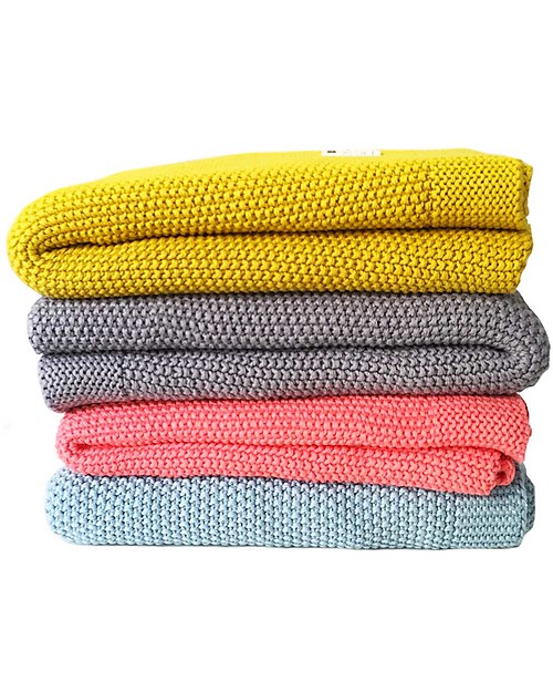 Rose in April Bou Blanket - Winter Blue Muslin Swaddle