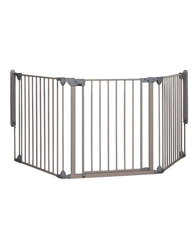 Safetots Extending Metal stair Gate Blanc 62.5cm-106.8cm Infant Baby Gate 